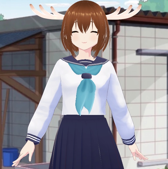 Shikanoko Noko (Nokotan) (鹿乃子のこ) (のこたん) Shikanoko Nokonoko Koshitantan (Hair, Eyes, Horns, Uniform, Expressions) Preset