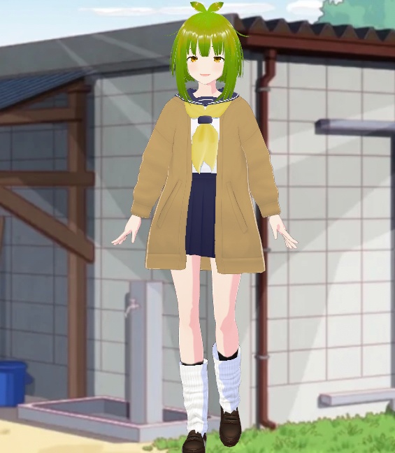 Meme Bashame (馬車芽 めめ) Shikanoko Nokonoko Koshitantan (Hair, Eyes, Uniform, Expressions) Preset