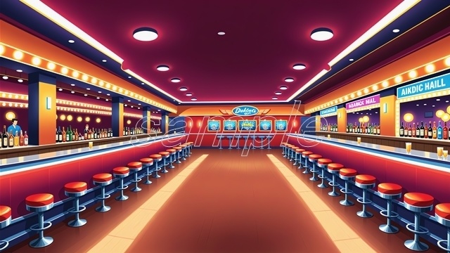 「情熱のバー」_(セール価格中！)【高精細背景素材】