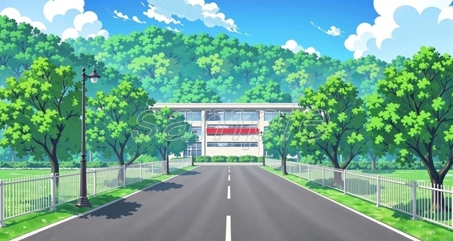夏の午後_(セール価格中！)【高精細背景素材】