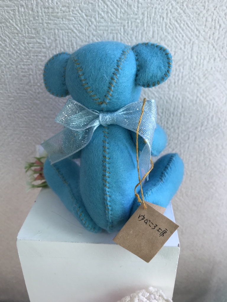 11色テディベア(水色) - ゆびころ工房 - BOOTH
