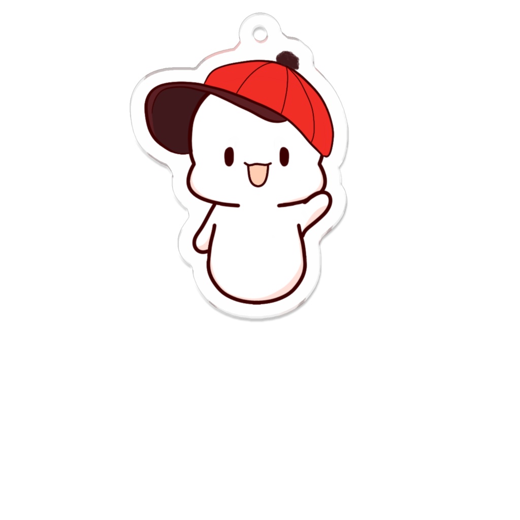 しろくん アクリルキーホルダー