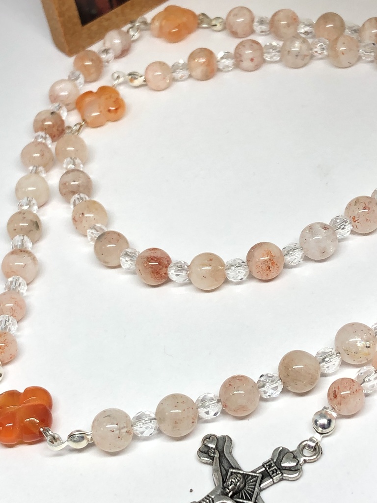 ロザリオ✳︎太陽の石サンストーン✳︎エルサレム