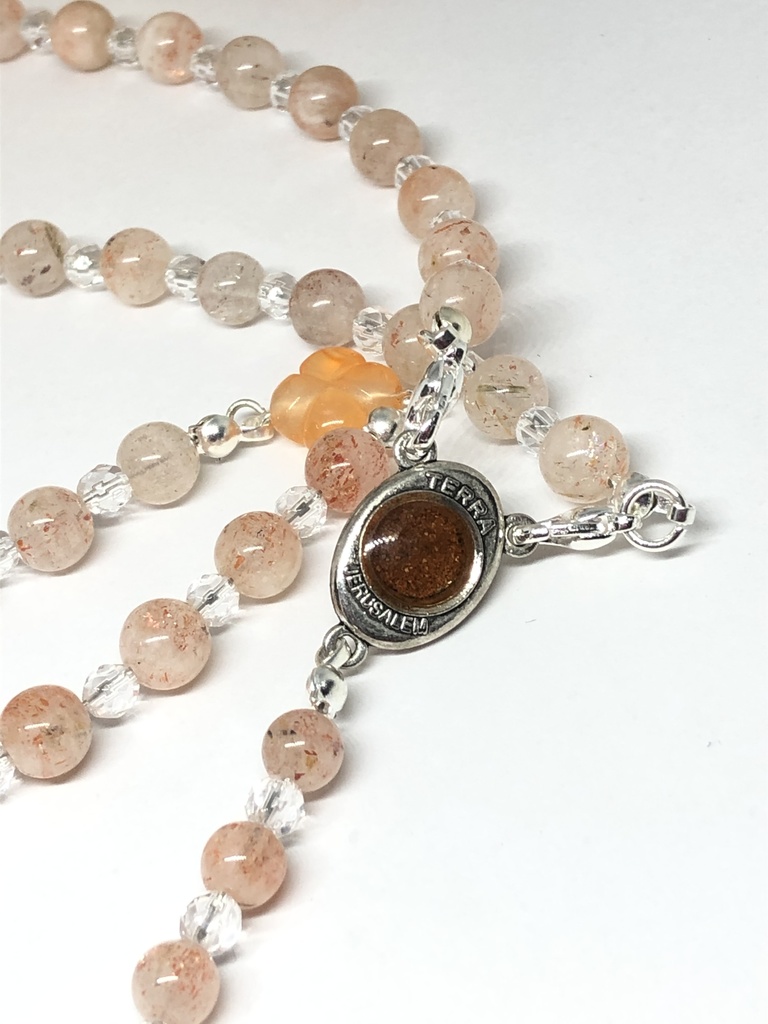 ロザリオ✳︎太陽の石サンストーン✳︎エルサレム