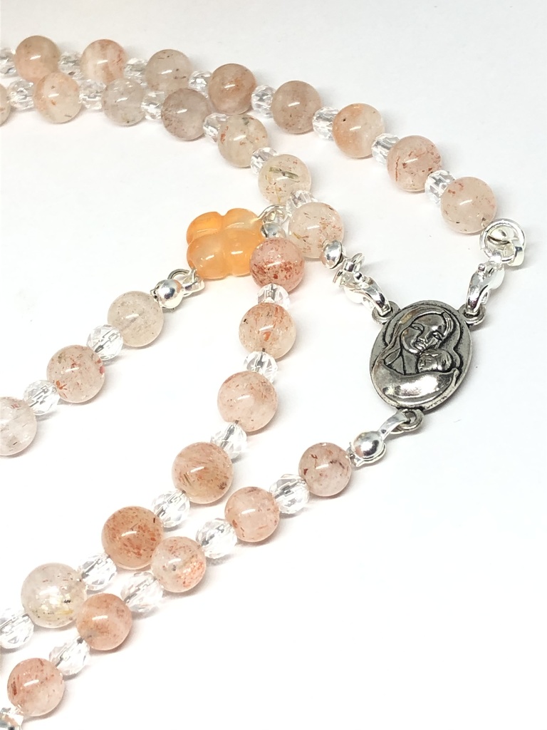 ロザリオ✳︎太陽の石サンストーン✳︎エルサレム