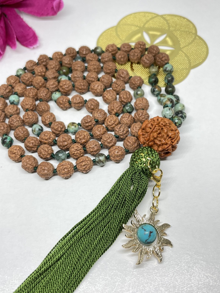 マーラー アフリカンターコイズ&サンチャームin天然ターコイズ