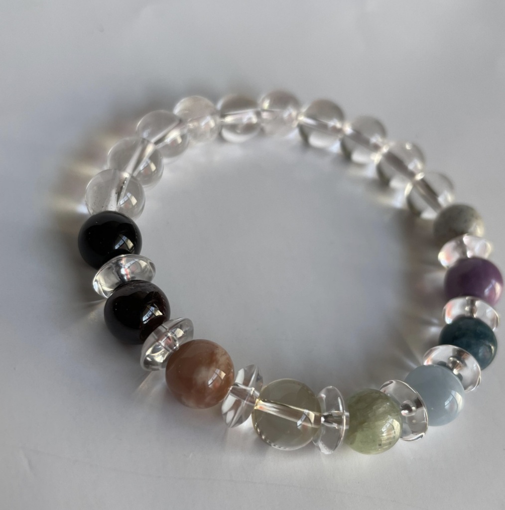 男女✳︎精神安定✳︎高品質✳︎チャクラブレスレット