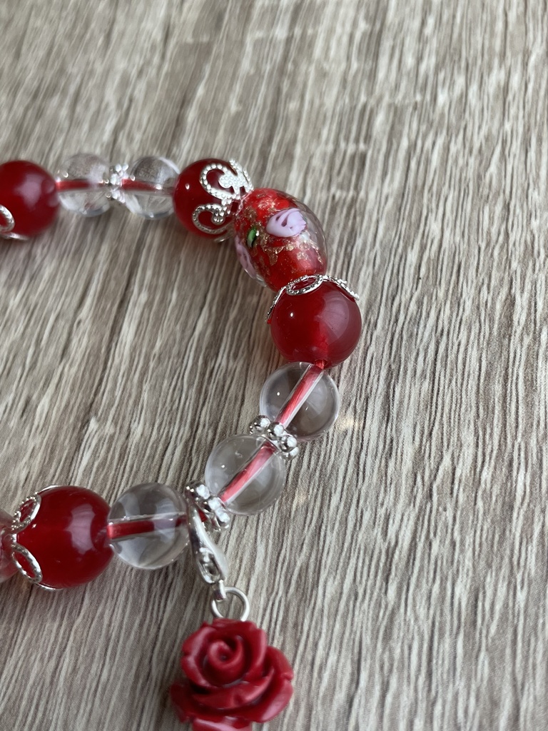 花柄 デザインブレスレット お洒落デザイン