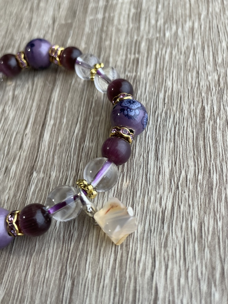 花柄 デザインブレスレット お洒落ブレスレット