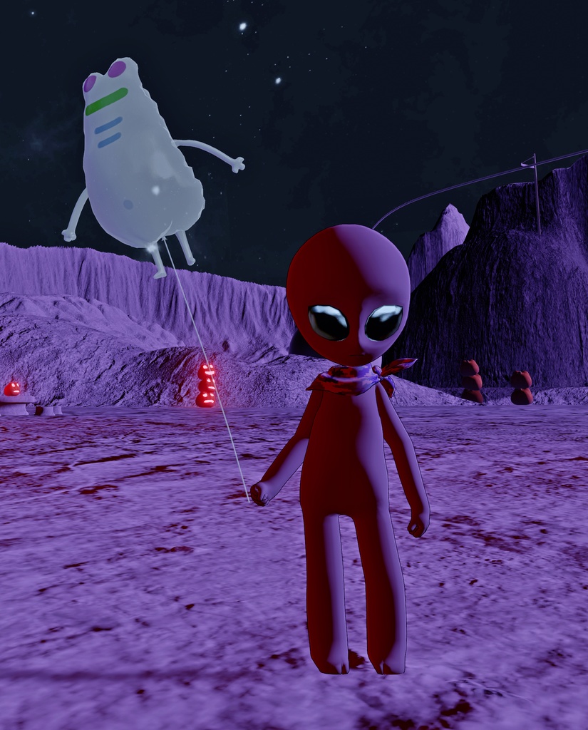 【MA対応】手作りお弁当+風船付き【VRC】