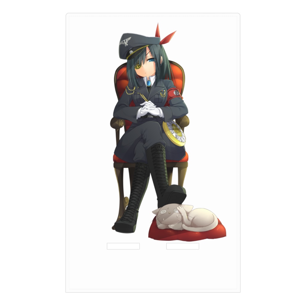 暇劇、柊りん(軍服:アクリルスマホスタンド)