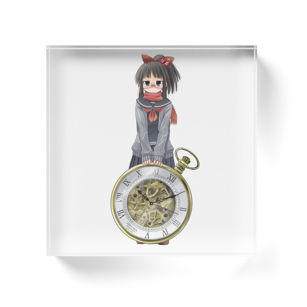 暇劇、柊りん(冬制服:アクリルブロック)