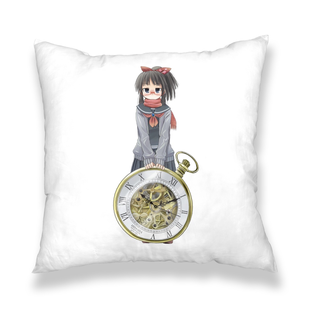 暇劇、柊りん（冬制服：クッションカバー）