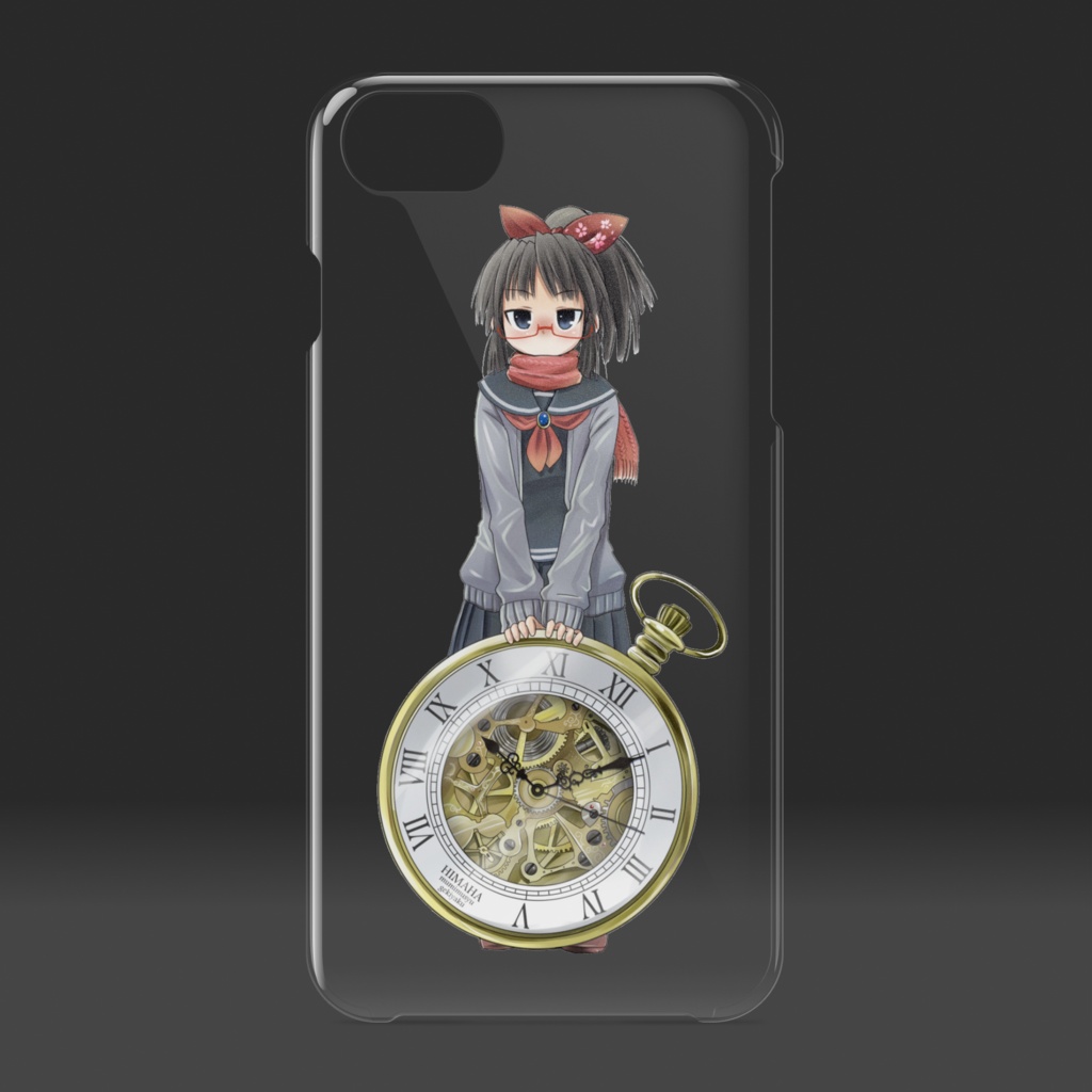 暇劇、柊りん(冬制服:クリアiPhoneケース)