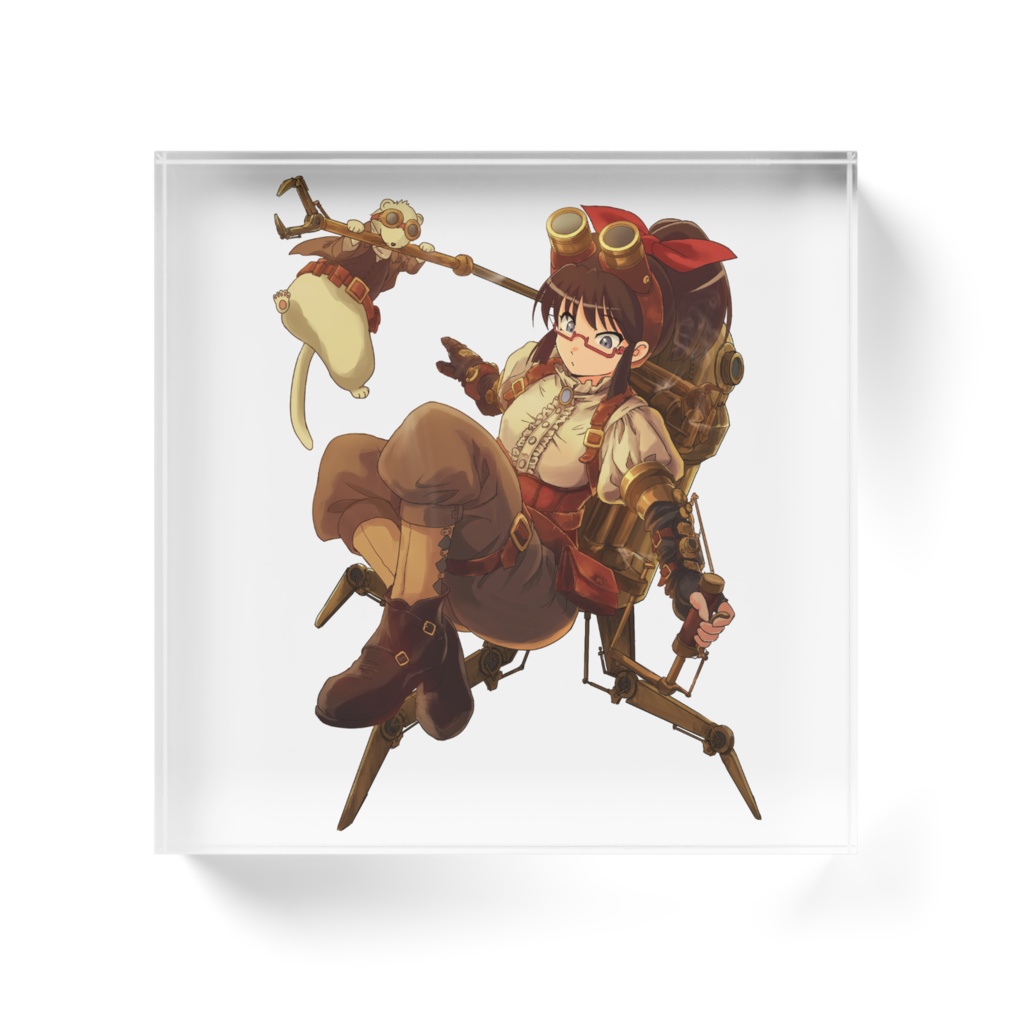 暇劇、柊りん(スチームパンク:アクリルブロック)