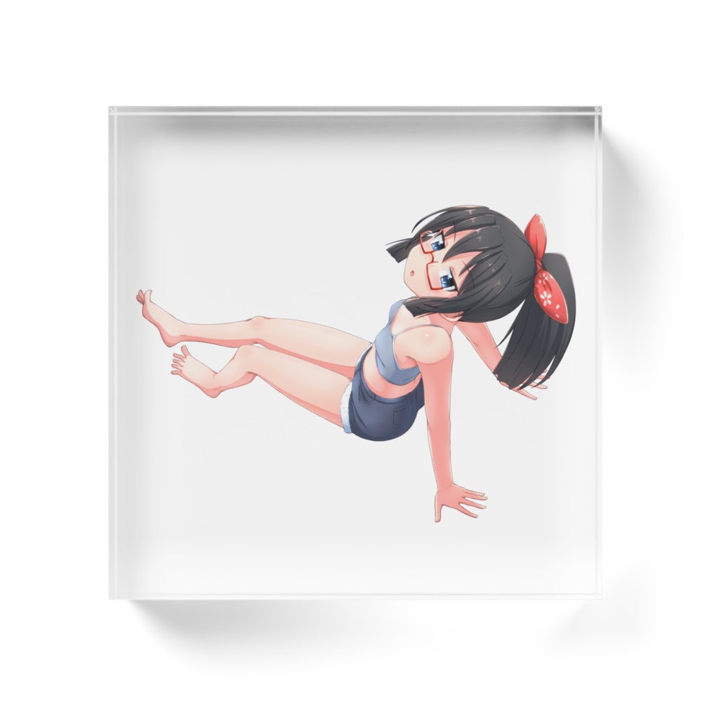 暇劇、柊りん(私服:アクリルブロック)