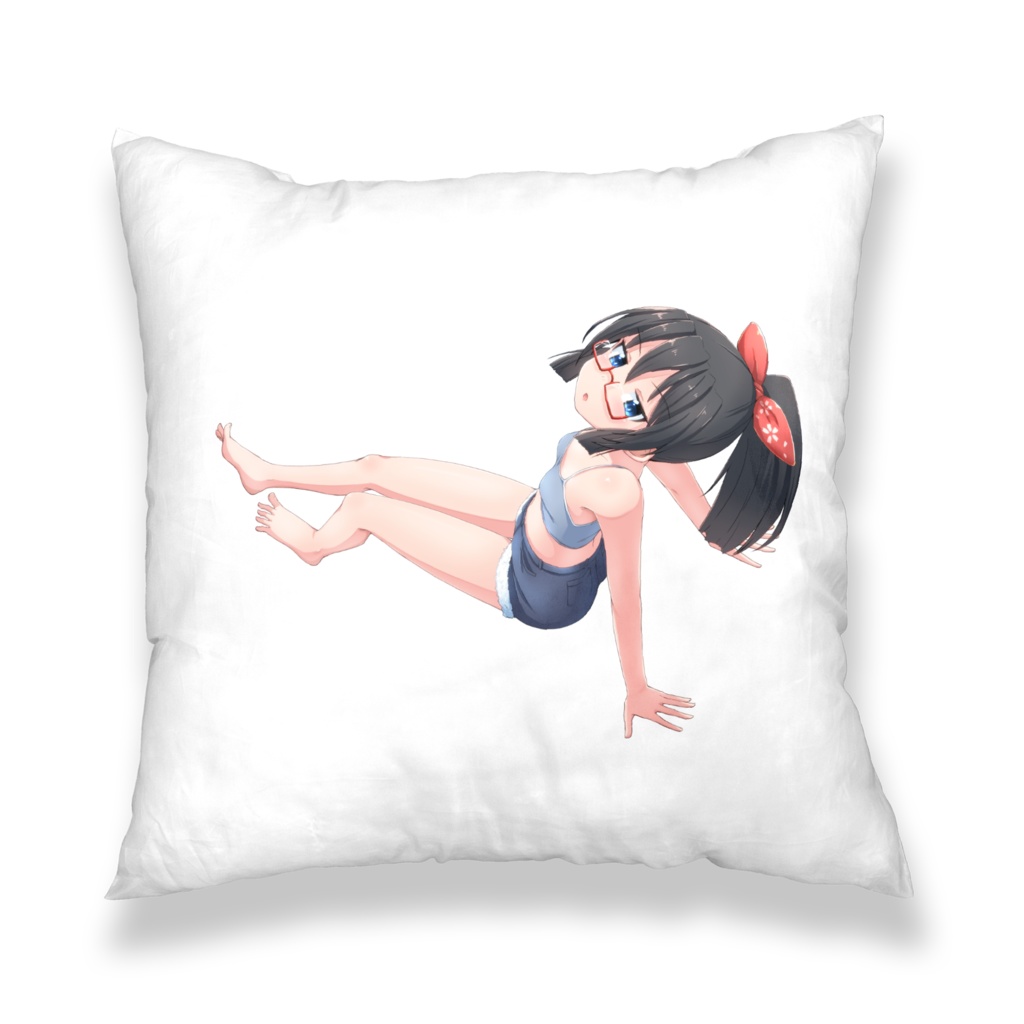 暇劇、柊りん（私服：クッションカバー）