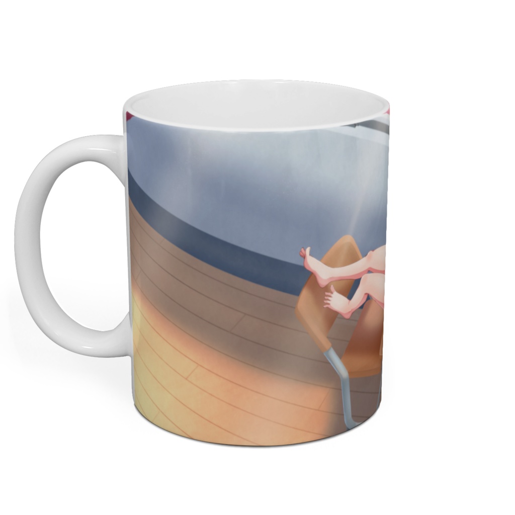 暇劇、柊りん(私服:マグカップ)