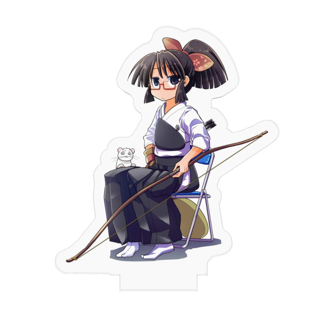 暇劇、柊りん(弓道着C:アクリルフィギュア)