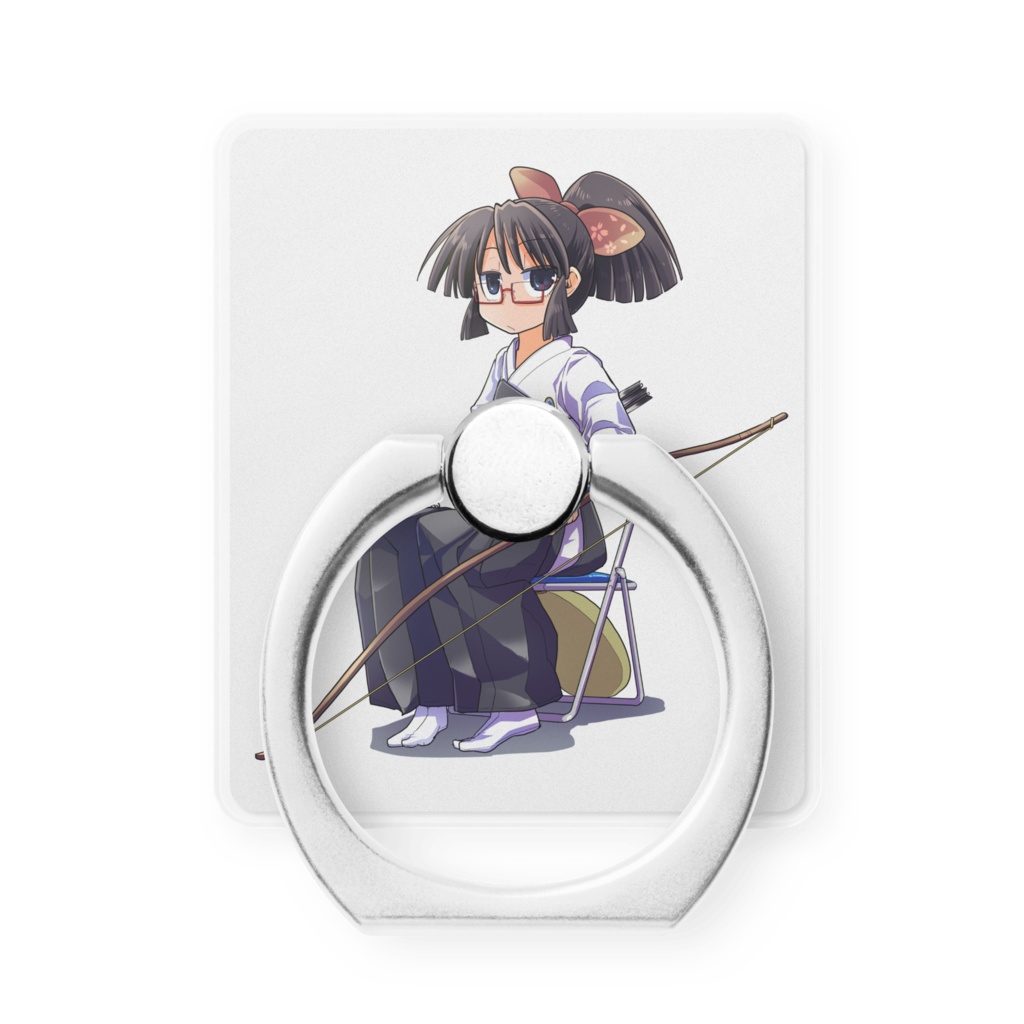 暇劇、柊りん(弓道着C:スマホリング)