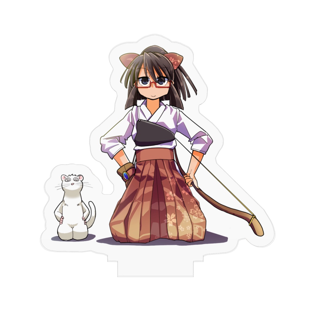 暇劇、柊りん(弓道着B:アクリルフィギュア)