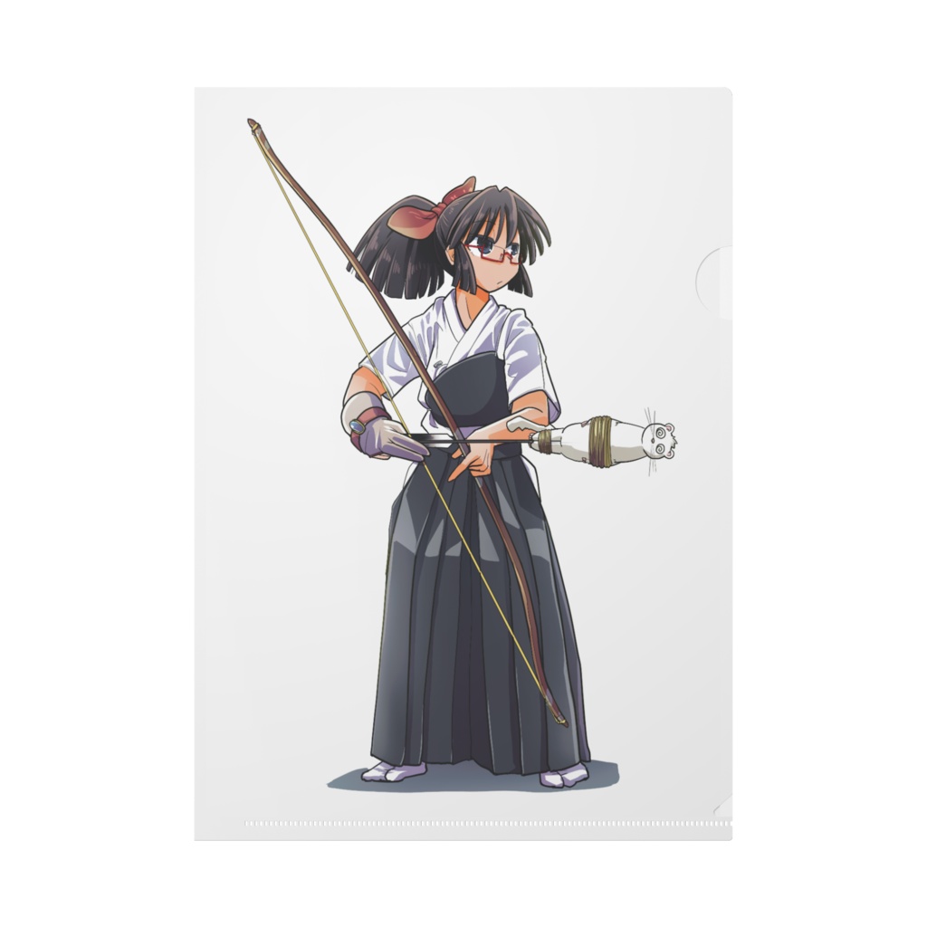暇劇、柊りん（弓道着Ａ：クリアファイル）