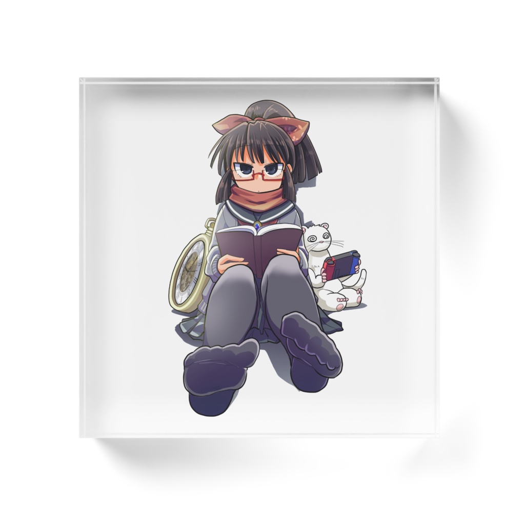 暇劇、柊りん(冬制服A:アクリルブロック)