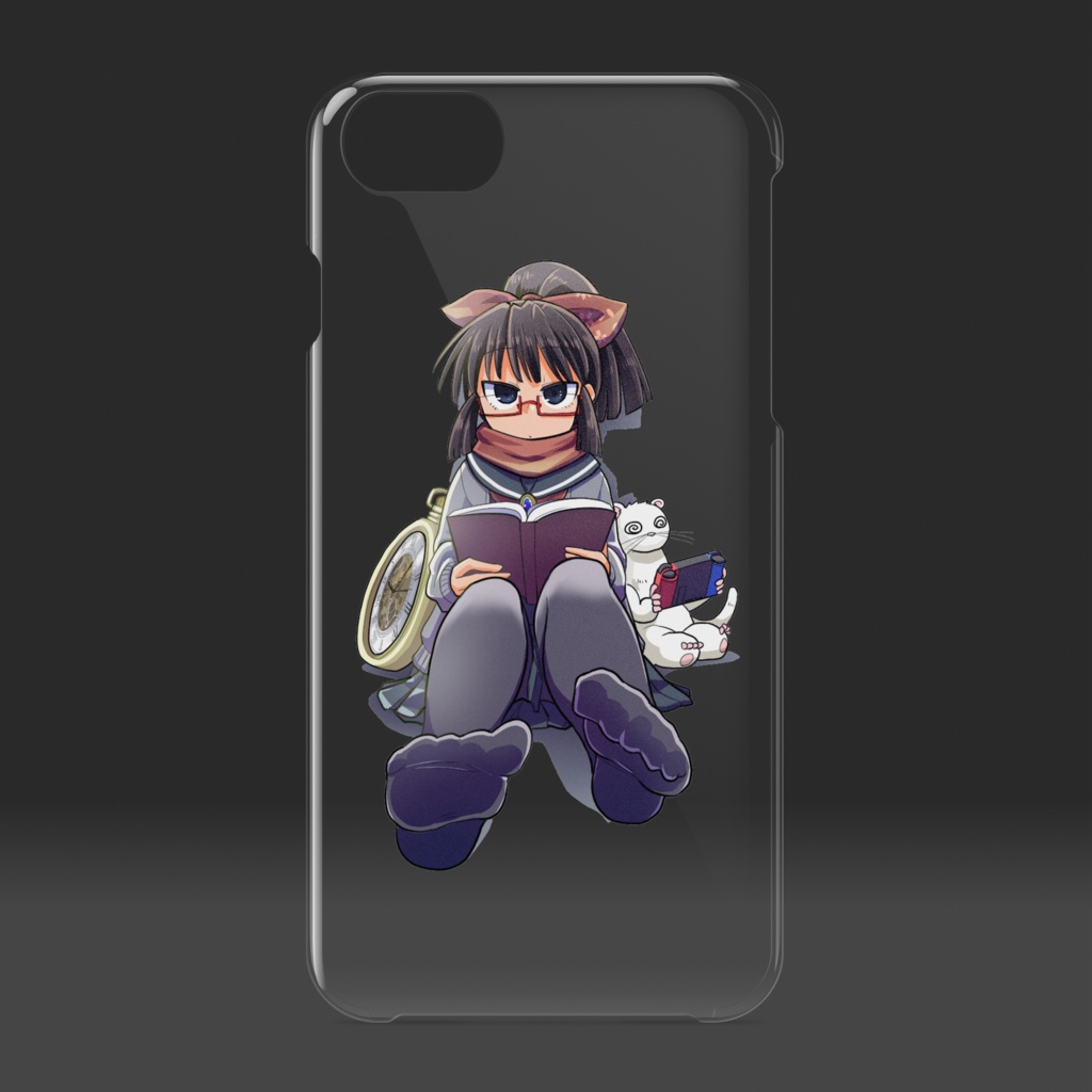 暇劇、柊りん(冬制服A:クリアiPhoneケース)