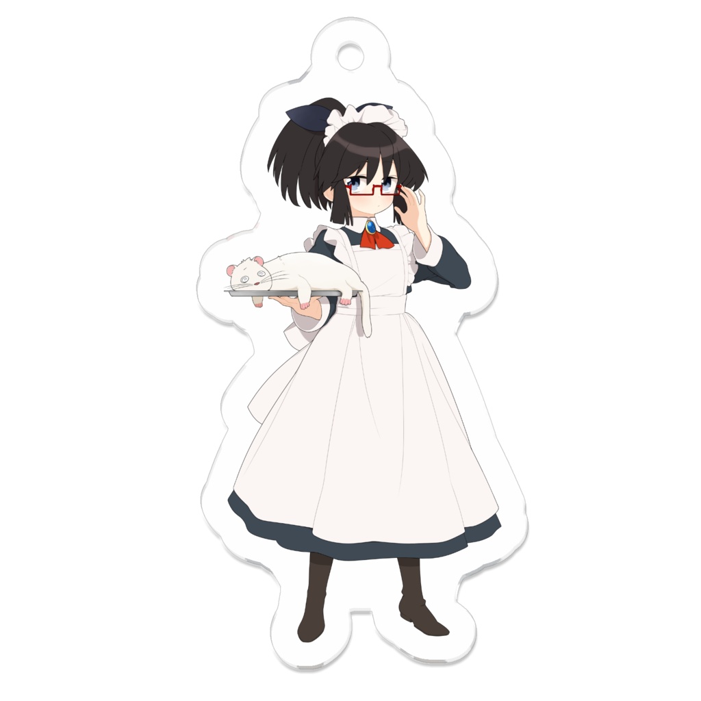 暇劇、柊りん（メイド服：アクリルキーホルダー）