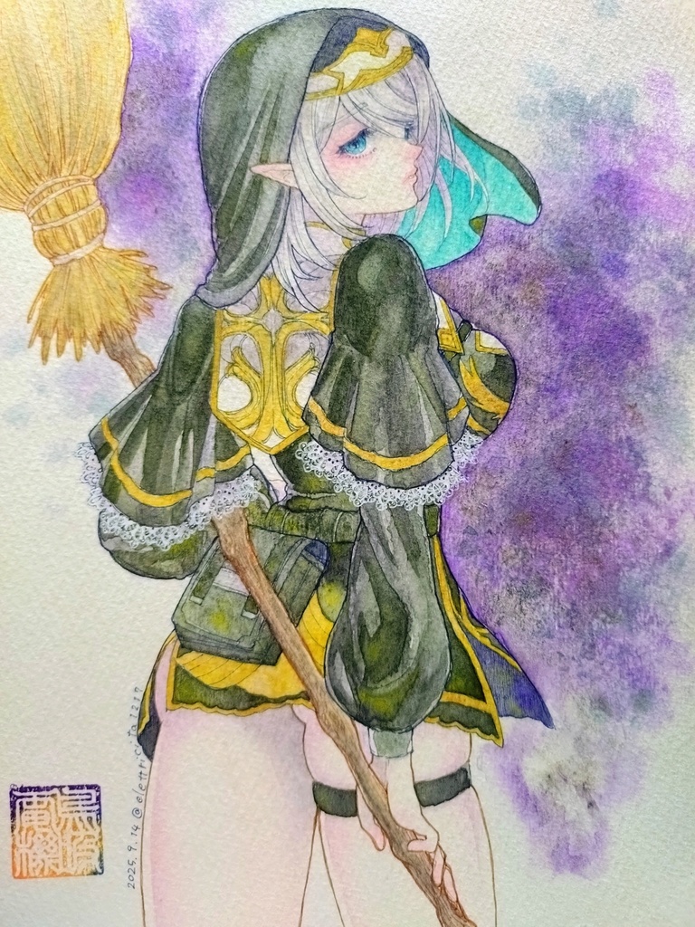 【水彩イラスト】シェリリーニャ