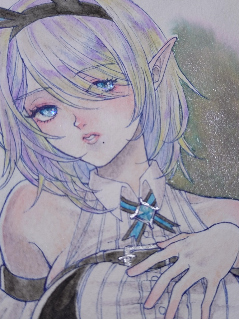 【水彩イラスト】DDLC/ウィズダフネ/アークR