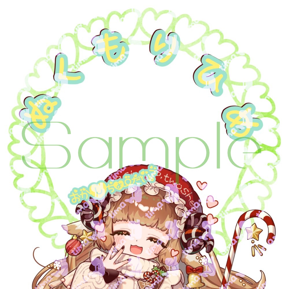 全9色♡手描きハート囲みアイコンリング