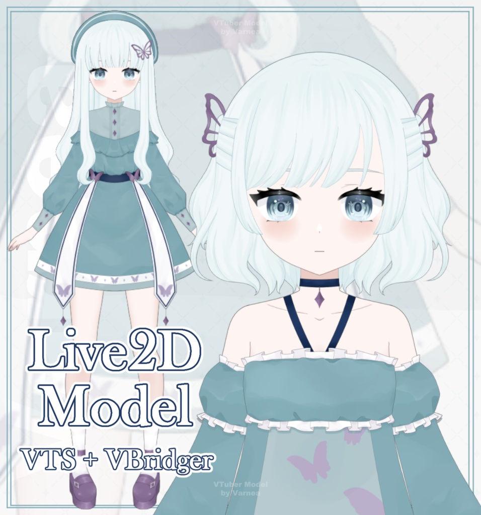 【live2dモデル】Butterfly Girl 