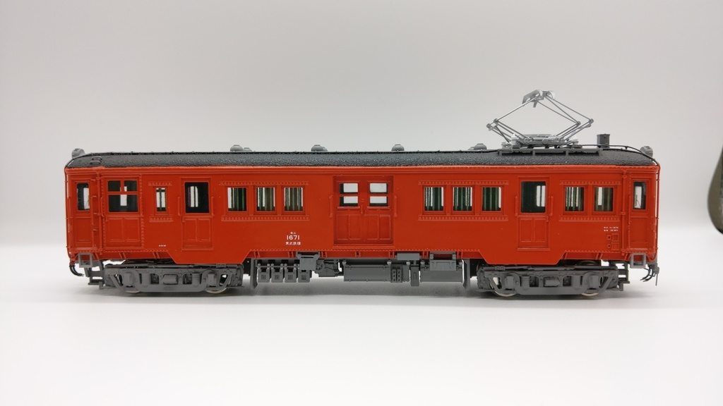 1/80 館林のモニ1671(ボディ・床下キット)※台車枠付き