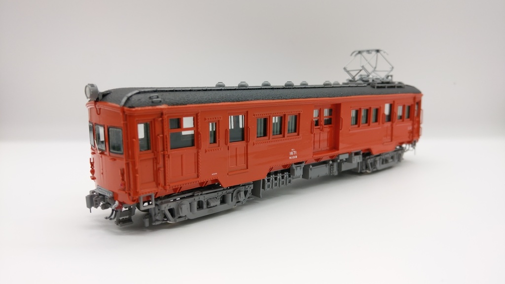 1/80 館林のモニ1671(ボディ・床下キット)※台車枠付き