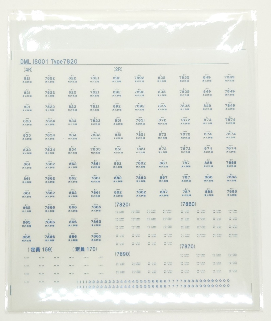 1/80 Type7820 先頭2両(ボディ・床下キット)