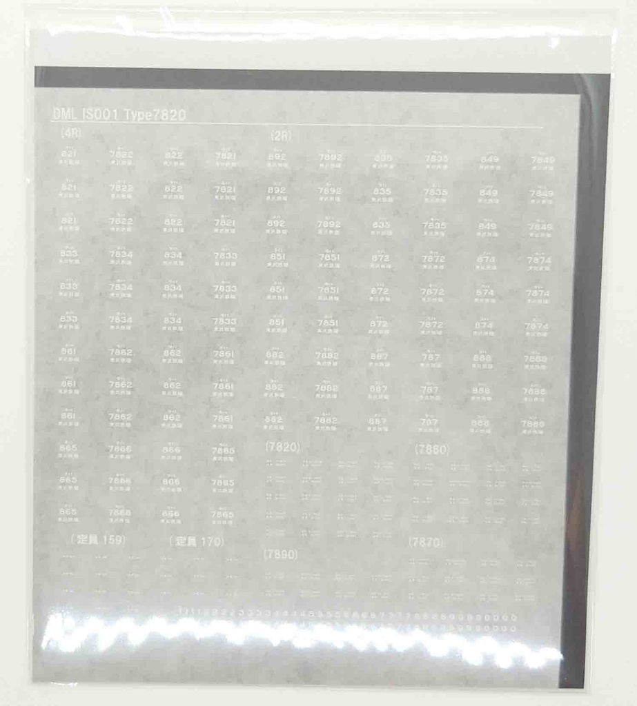 1/80 Type7820 先頭2両(ボディ・床下キット)