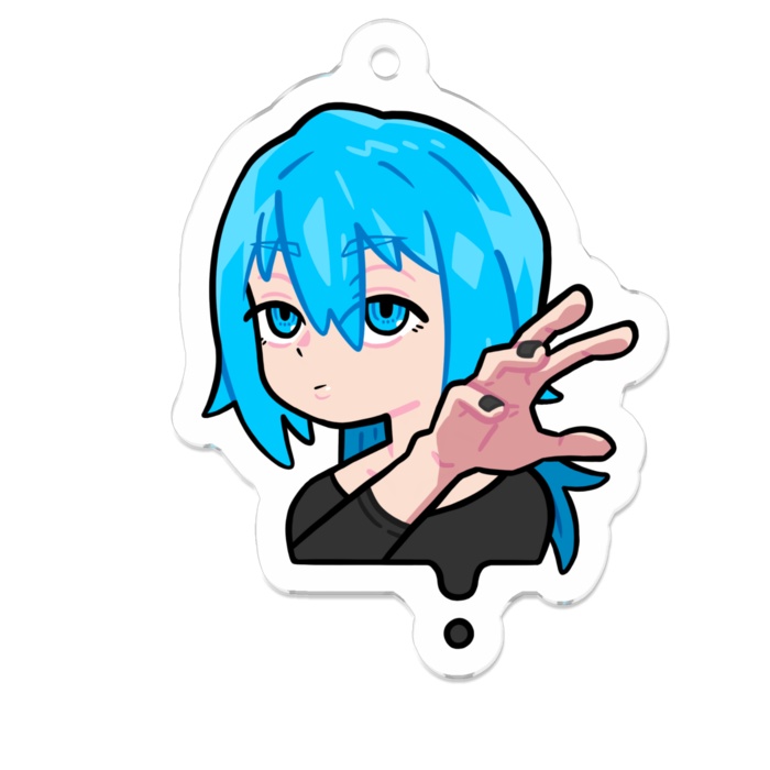 【アクリルキーホルダー】ウルフちゃん🦋