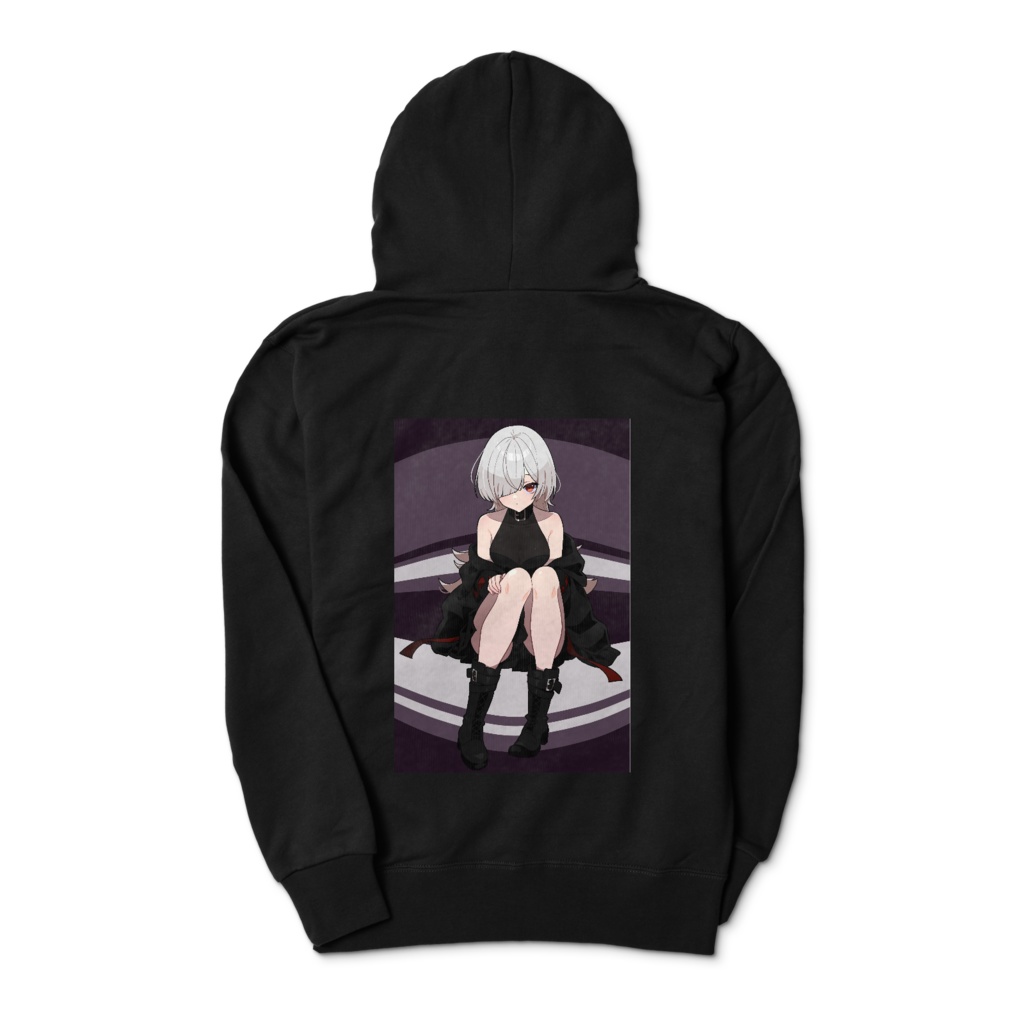 フユノチャンパーカー 黒(ロゴあり)