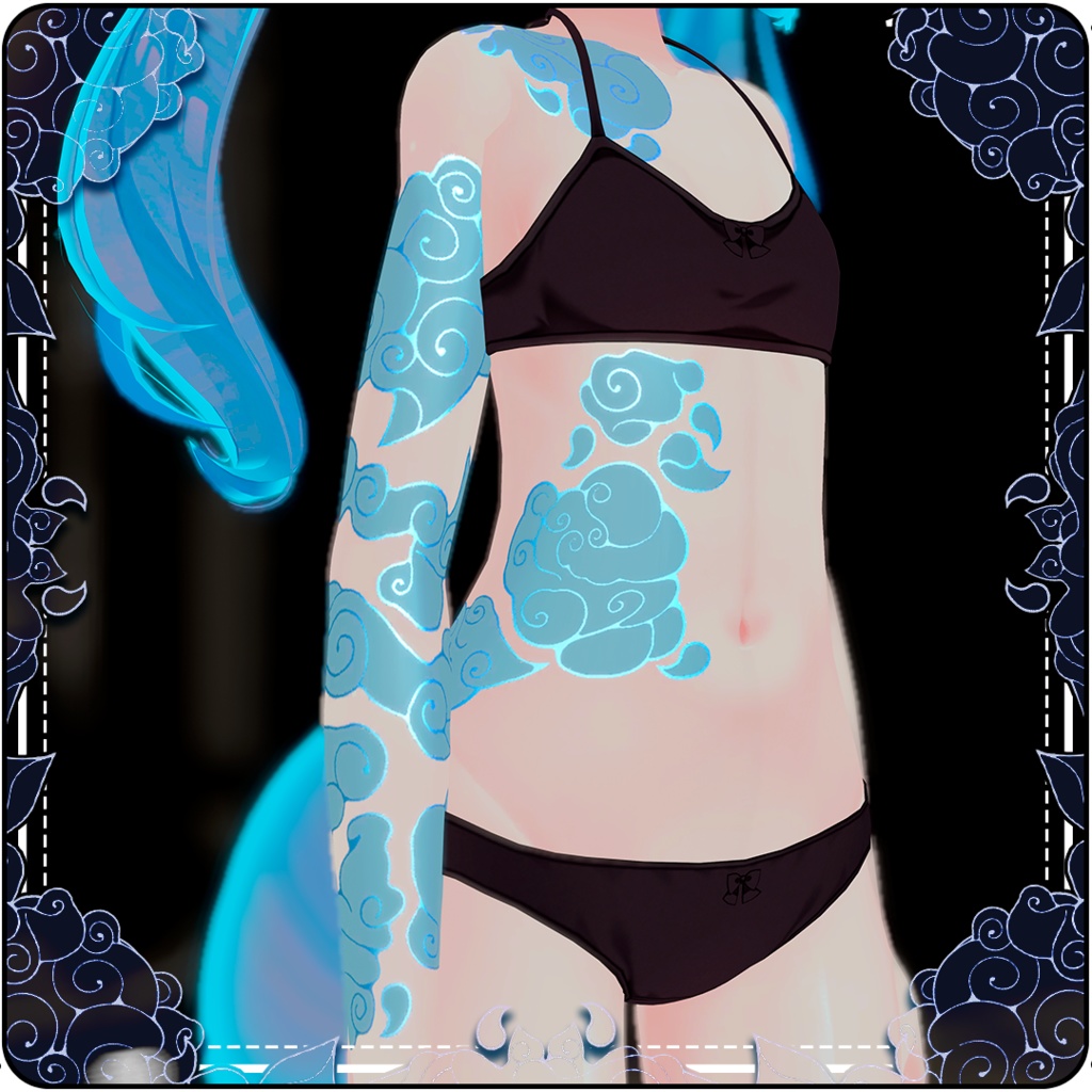 Texture for Karin's avatar of Jinx's tatto カリン・ボディ・テクスチャーJINX