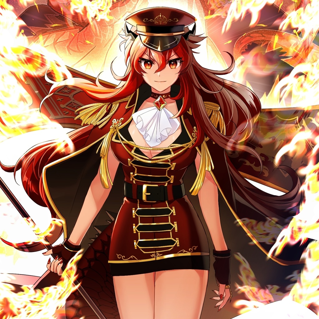 【ステッカー】Draconic Roar/竜乃エナジー【#りゅうのおたから】