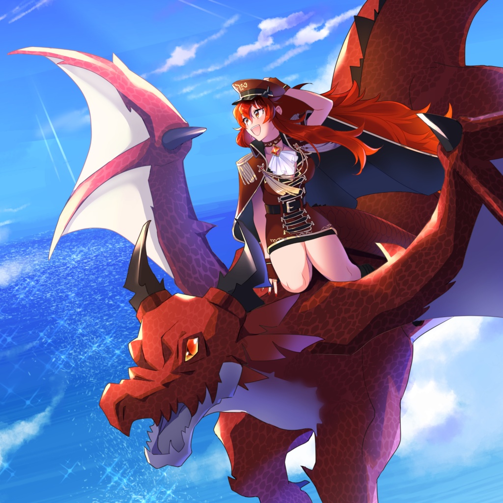 【ステッカー】Time To Fly /竜乃エナジー【#りゅうのおたから】