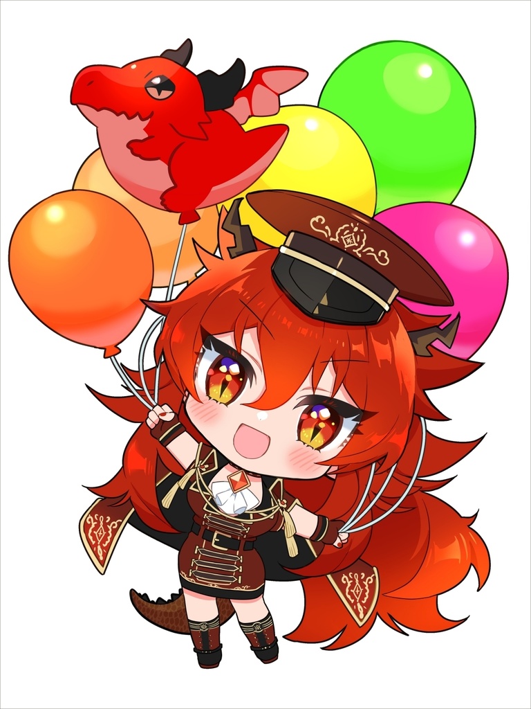 キラキラ！竜乃エナジーSDアクリルキーホルダー【#りゅうのおたから】