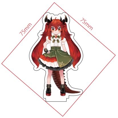 めっかわ！竜乃エナジー(ミニサイズ)アクリルスタンド【#りゅうのおたから】