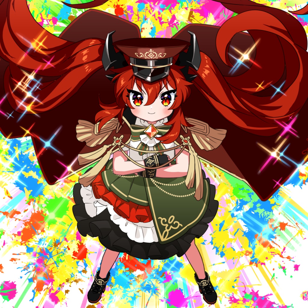 【ステッカー】超弩級麵類強奪大作戦/竜乃エナジー【#りゅうのおたから】