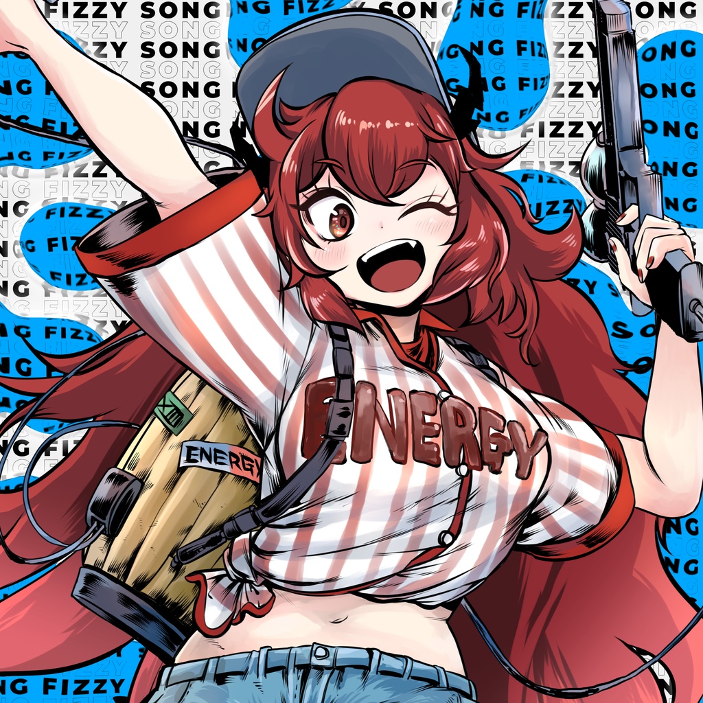 【ステッカー】FIZZY SONG / 竜乃エナジー【#りゅうのおたから】