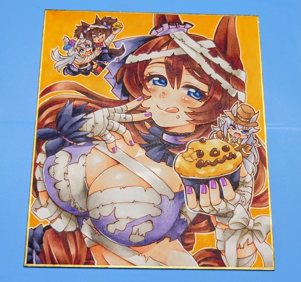 【ウマ娘】スーパークリーク色紙【原画1点もの】