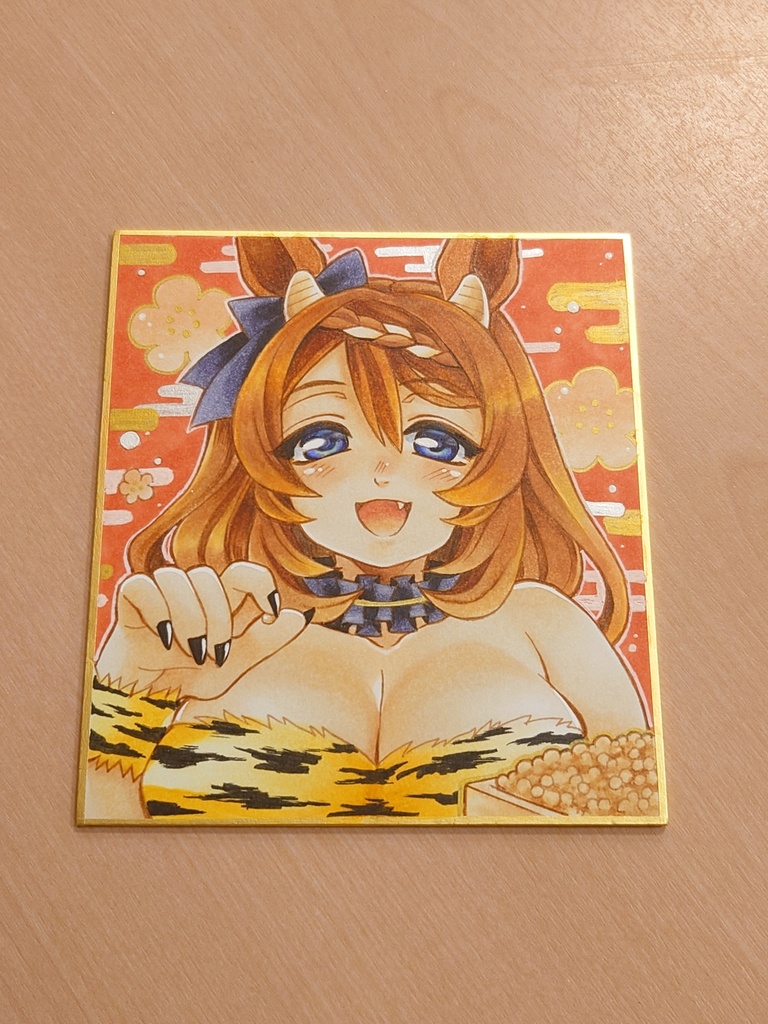 【ウマ娘】スーパークリーク色紙【原画1点もの】