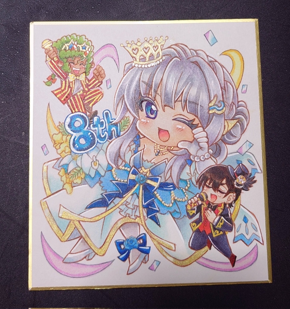 【コトダマン】8周年記念色紙【原画1点もの】