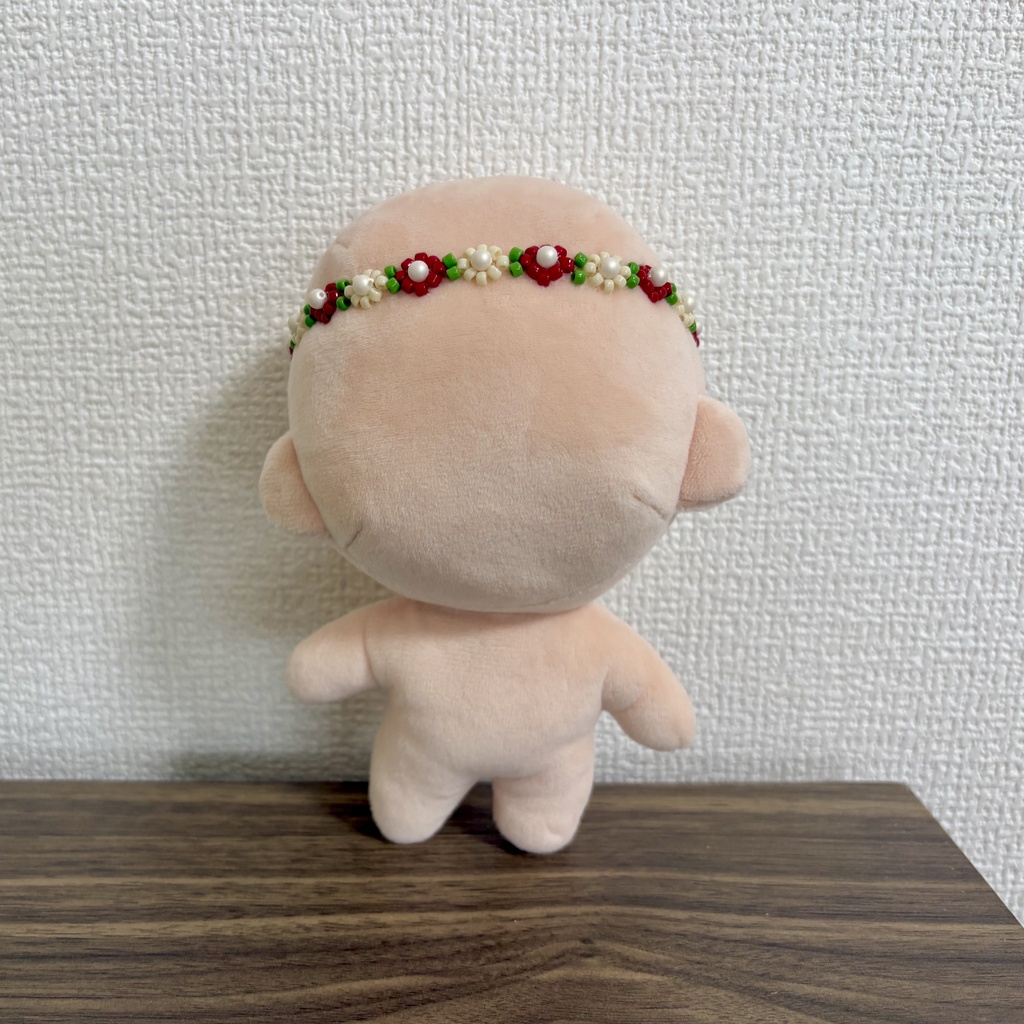 ぬいぐるみ用ビーズ花冠❁⃘
